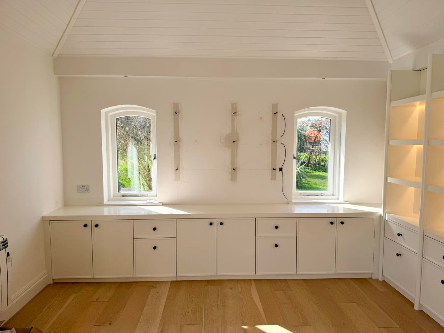 Bespoke White Built-In Cabinetry