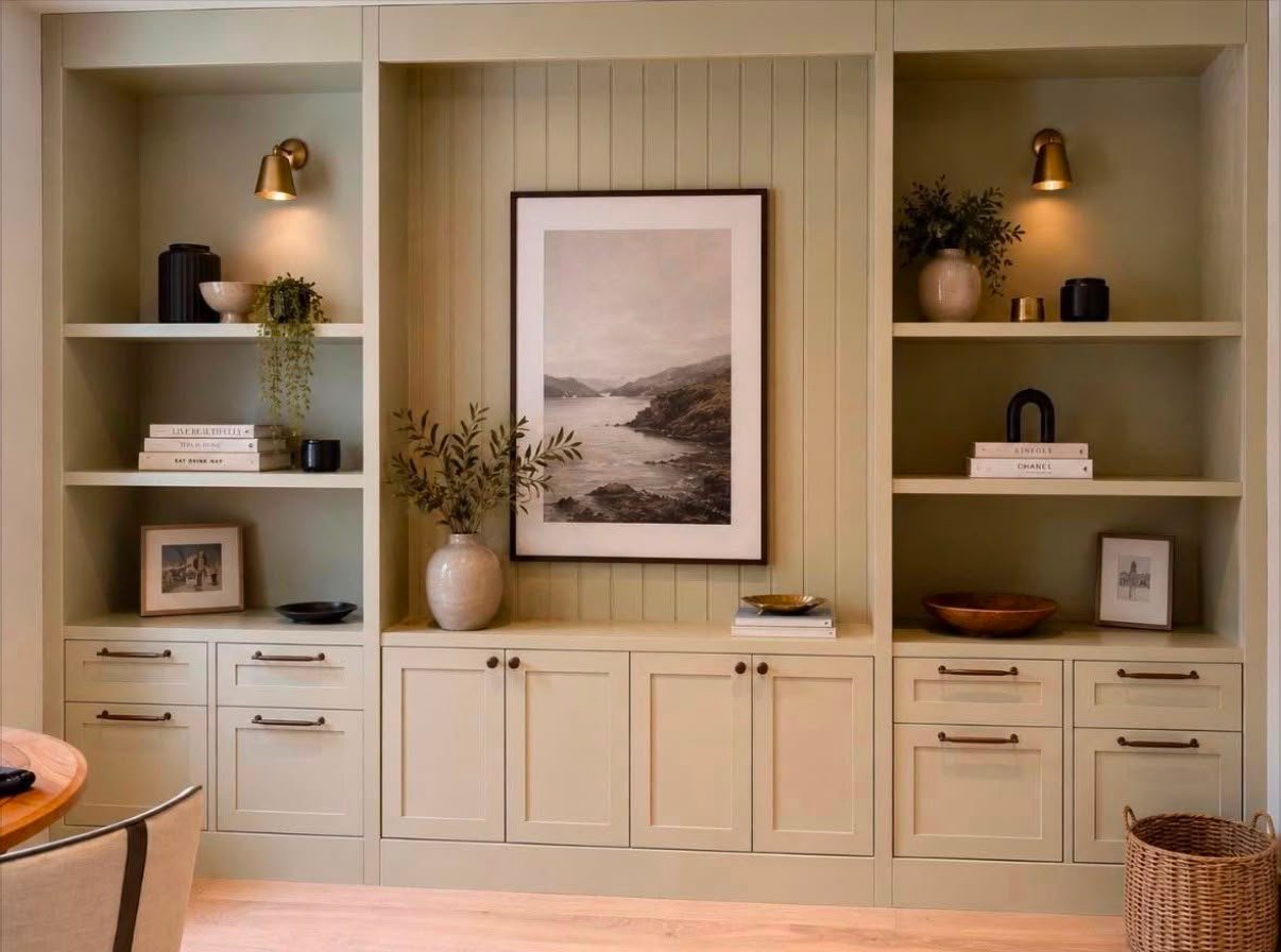 Fitted Alcove Shelving and Cabinets